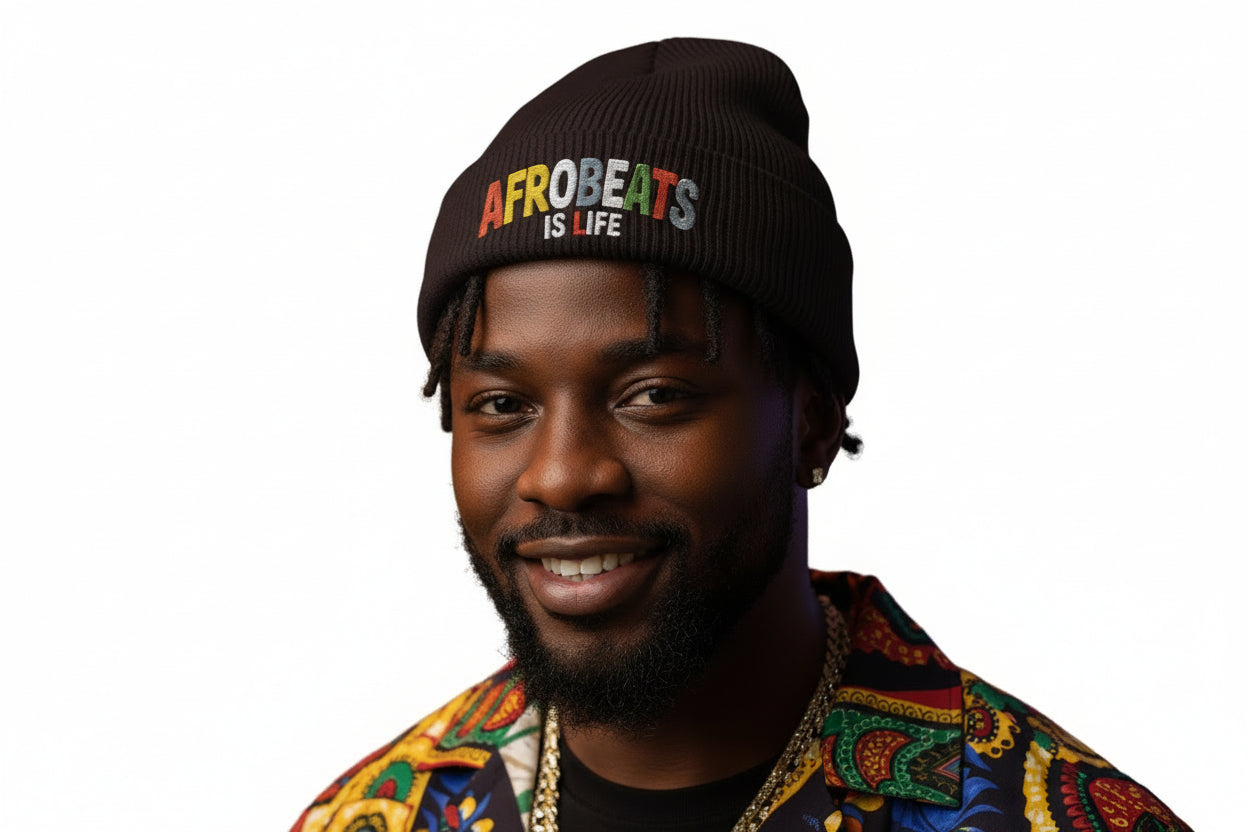 'Afrobeats is Life' Cuff Beanie