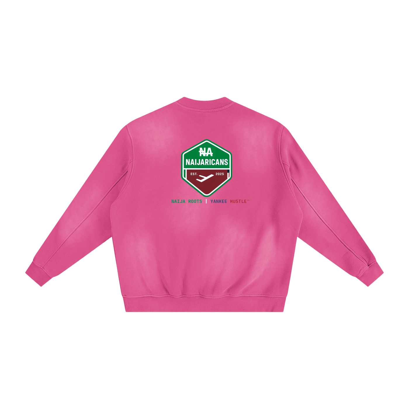 Sunfade Fleeced "Naija On Site" Sweatshirt