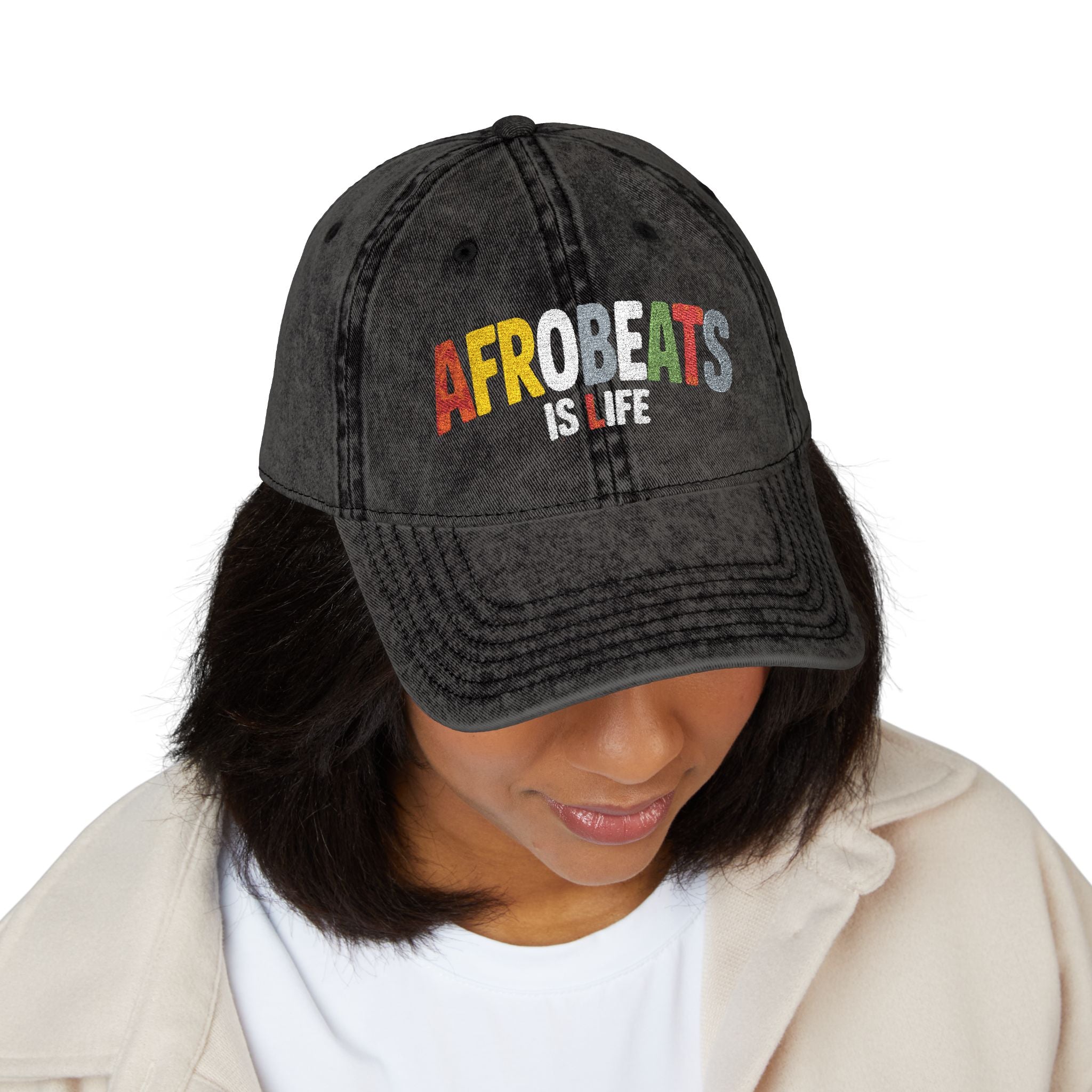 'Afrobeats is Life' Vintage Cap (Embroidery)