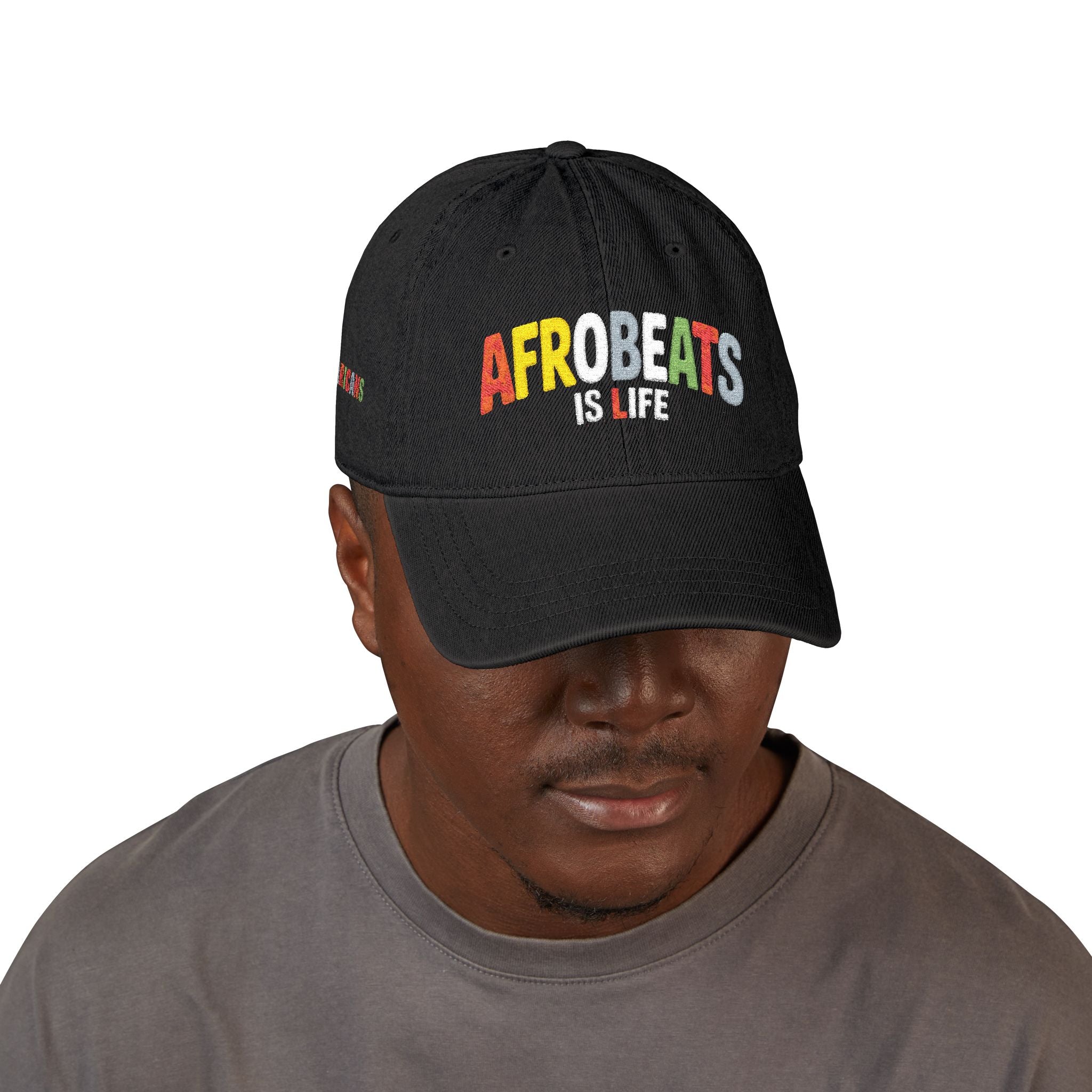 'Afrobeats is Life' Denim Hat (Embroidery)